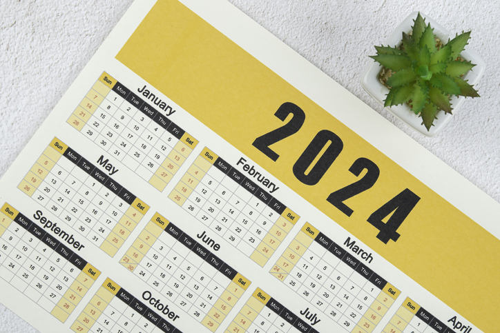 Calendario del contribuyente 2024